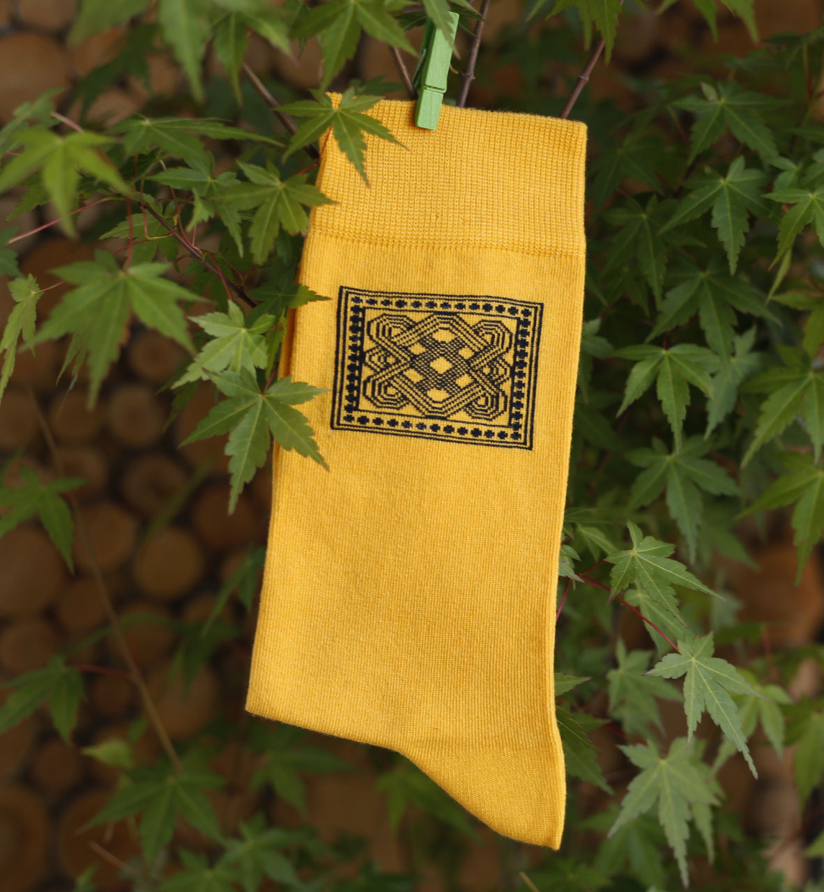 Socks with XI century Svanetian Ornament